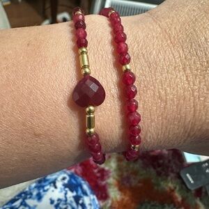 Golden Grace Heart Bracelet